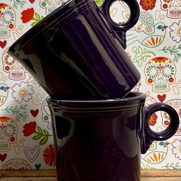 Homer Laughlin Fiesta 10-1/4-Ounce Set of 2 Coffee Mugs - Picture 1 of 4